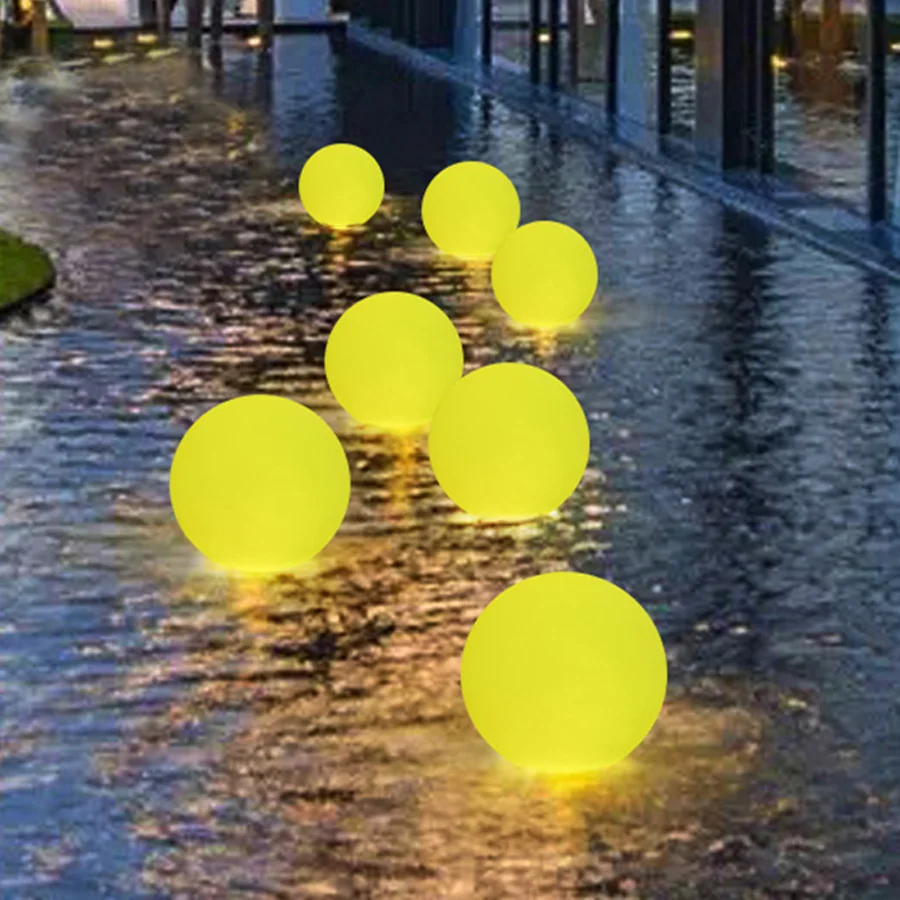 

Thrisdar Swimming Pool Party Ball Light With Remote RGB Submersible Light Underwater Lamp IP68 Bathroom Pond Pool Spa Light
