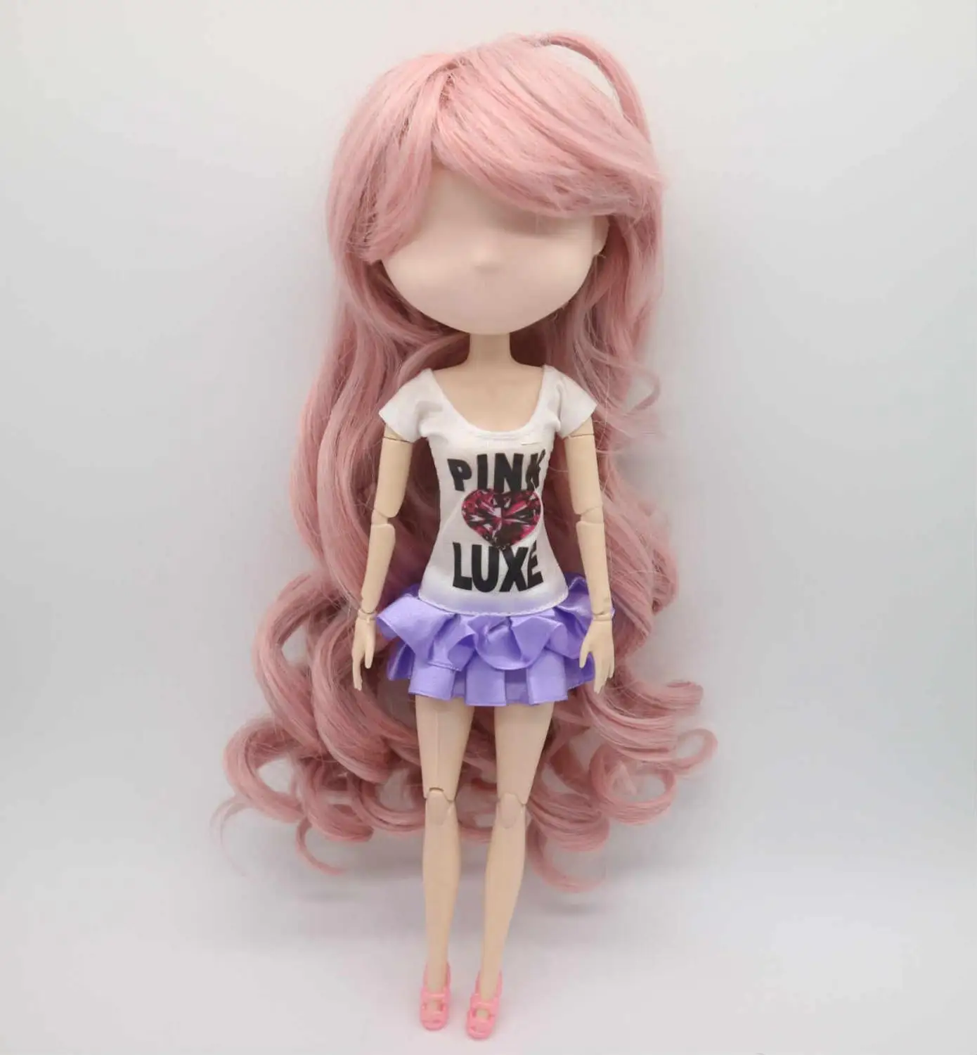 doll wigs clothes 1 33 см куклы для девочек, пластиковые куклы, шарнирное тело, куклы, не макияж, кукла - Цвет: doll wigs clothes 1