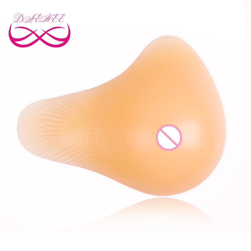 

Long Tail 500G/Piece Woman Silicone Breast Form Breast Cancer Fake Boob Enhancer Prosthesis Tits For Mastectomy with Concave