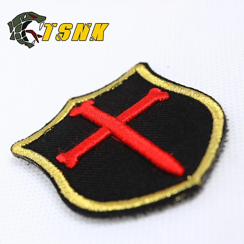 Военная нашивка TSNK армейский значок мини 3D с вышивкой Морская котика/DEVGRU Glod Crusader