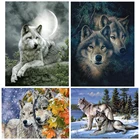 Алмазная картина Алмазная вышивка 5d diy Полная квадратная животные волк-Алмазная мозаика daimond картина дрель
