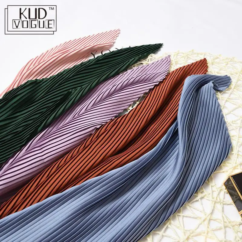 Однотонный квадратный шелковый платок с мордочкой маленький шарф бандана на шею