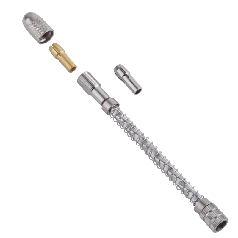 

Flexsteel Mini Micro Pin Vice Manual Hand Drill Chuck Spiral Precision Push 0.5-3.2mm for Twist Bit Jewelry DIY Tool