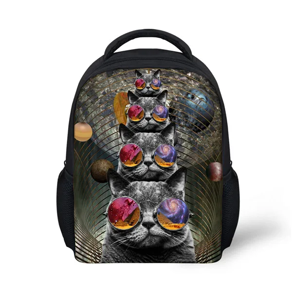 CC2220F FORUDESIGNS/милый рюкзак принцессы для девочек с очками и кошками, милый рюкзак для маленьких детей в детском саду, мини рюкзак для детей 12 дюймов - Цвет: CC2220F