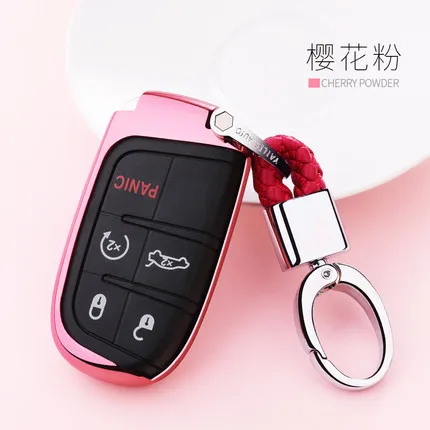 Мягкие TPU чехол Key автомобилей брелок для Jeep Grand Cherokee Chrysler 300C Renegade Патриот Fiat Freemont