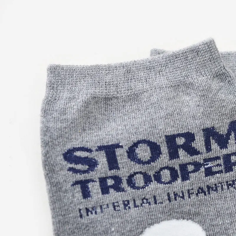 Модные Для мужчин носки Западной Стиль мультфильм аниме Звездные войны