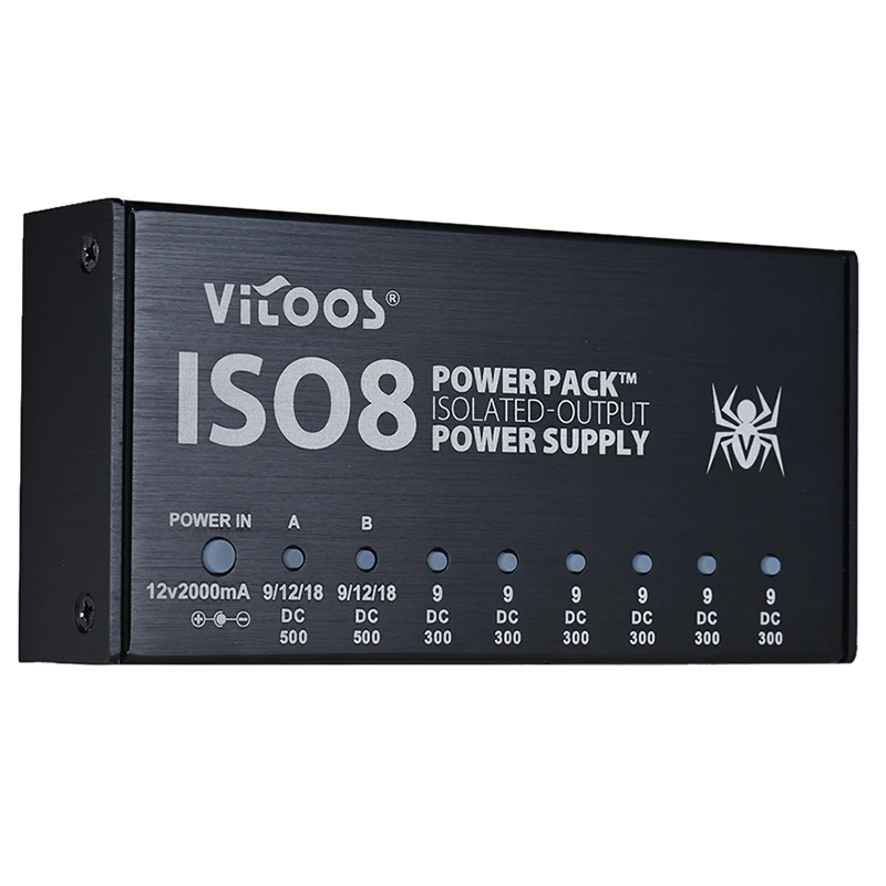 Vitoos Iso8 гитарные интегрированные эффекты компактный размер источник питания