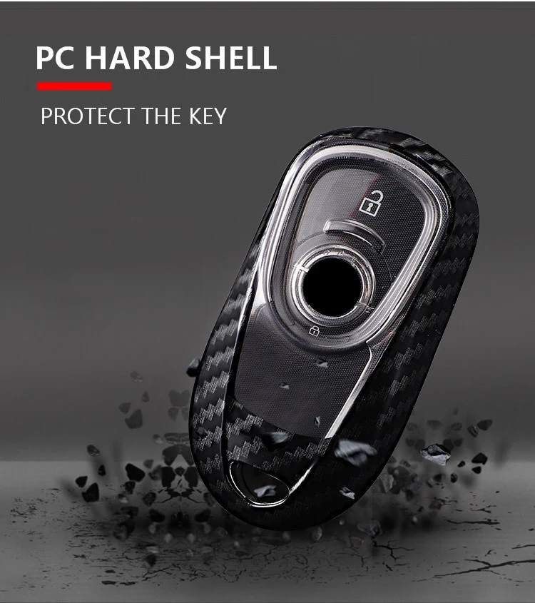 PC углеродное волокно полный защитный чехол для ключа автомобиля чехол для OPEL Astra Buick ENCORE ENVISION лакросс