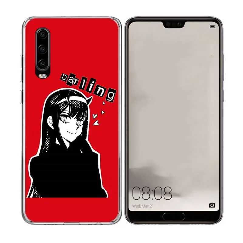 Силиконовый чехол-накладка Darling in the Franxx Zero Two для Huawei P30 P20 Mate 20 10 Pro P10 lite P Smart + Plus Z 2019