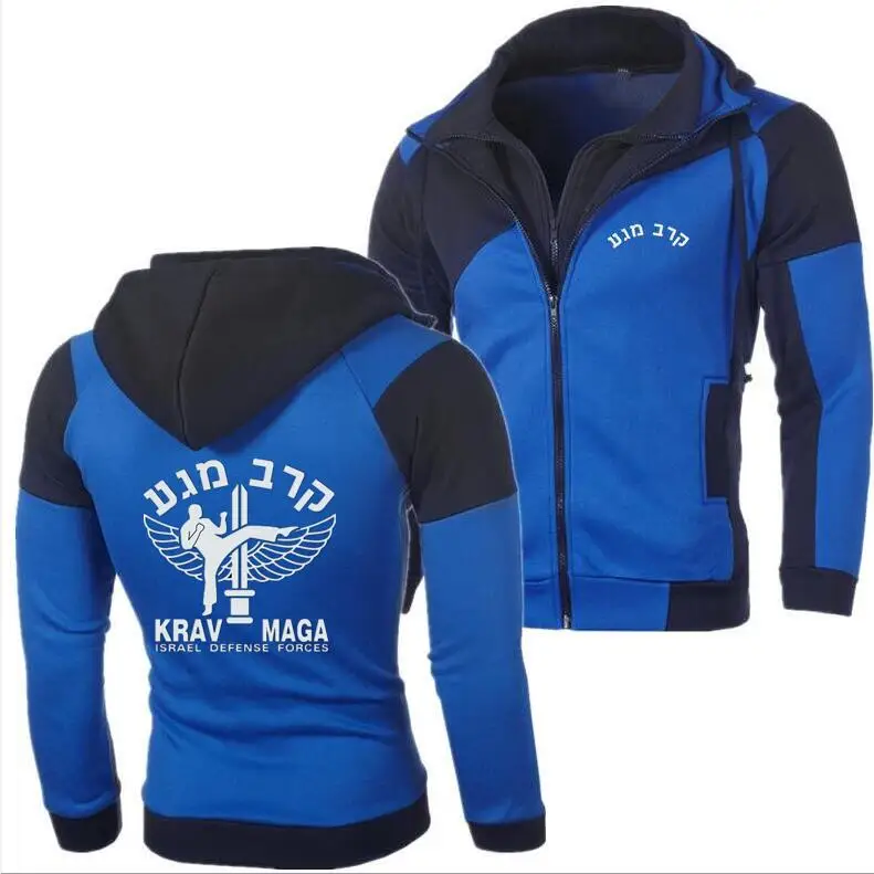 Весенне осенняя модная мужская флисовая толстовка с капюшоном Новинка krav Maga Israel