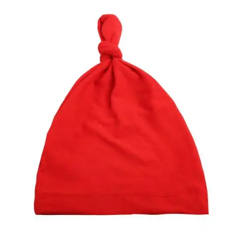 New 10 Colors Cotton Baby Knotted Hat Children Caps Sleep Unisex Girls Boys Hats For Newborn Photography Props | Детская одежда и