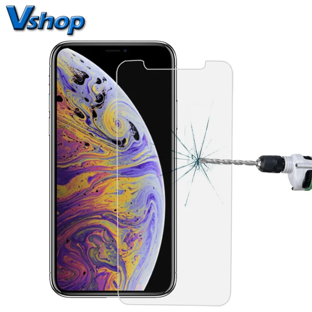 9H 2.5D Закаленное стекло для смартфона пленка экрана iPhone XS Max/XR/8 Plus/7 Plus/6 S