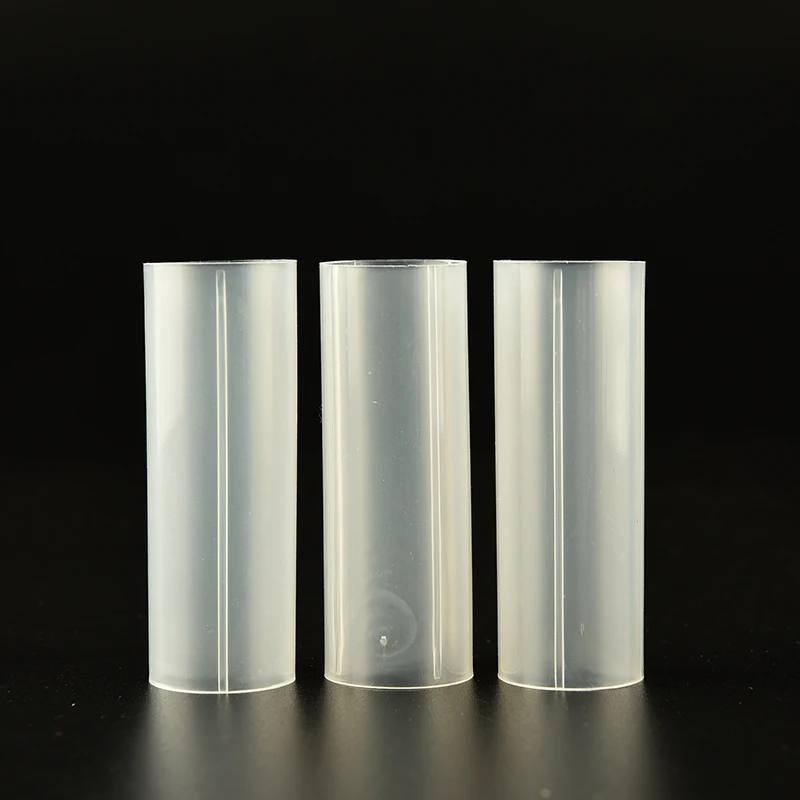 

2 PCS Plastic 18650 Battery Tube For Outdoor Flashlight Torch Lamp Light White 6 cm Battery Holder Storage Box