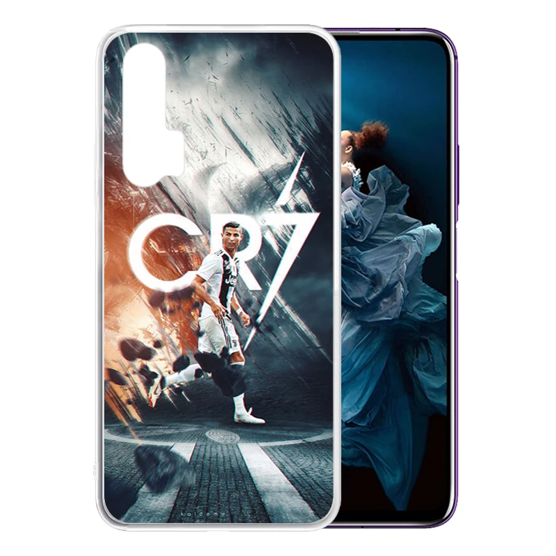 Soft Silicone Clear TPU Case for Huawei Honor 20 Pro 9X 8X 10 Lite V20 V30 V10 Play 3 Anti-Scratch CR7 C Ronaldo Cover | Мобильные