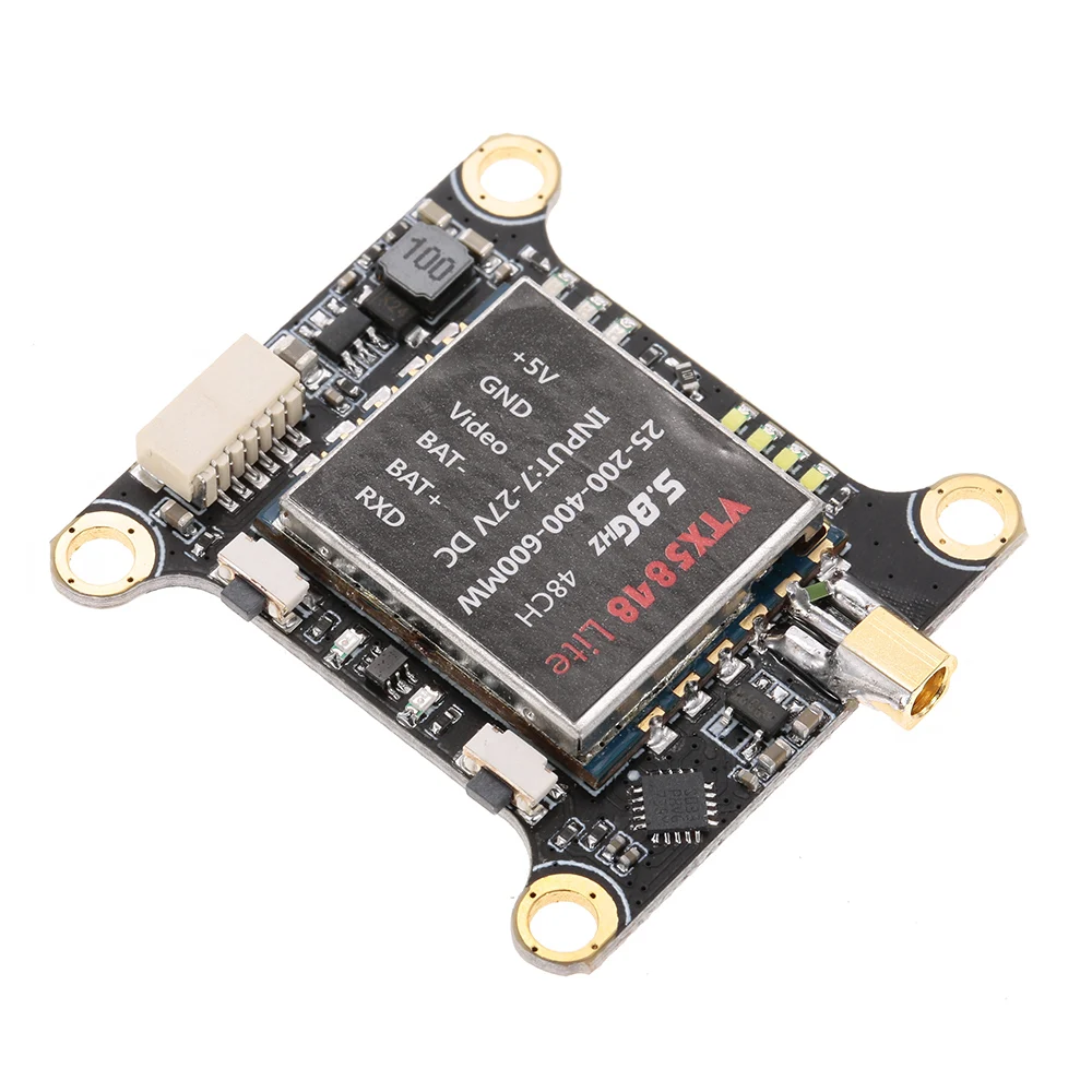 VTX5848 LITE 48CH 5.8G 25/100/200/400/600mW Switchable VTX Video Transmitter Module OSD Control For FPV RC Multicopter Models tt | Игрушки и