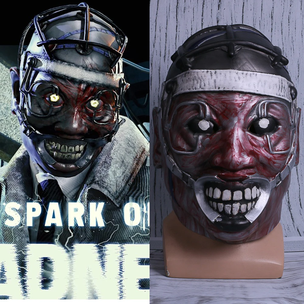 Dead by Daylight маска игра Искра сумасшедшего Маска Косплей доктор страшная Маска для костюма на Хэллоуин вечерние использовать реквизит