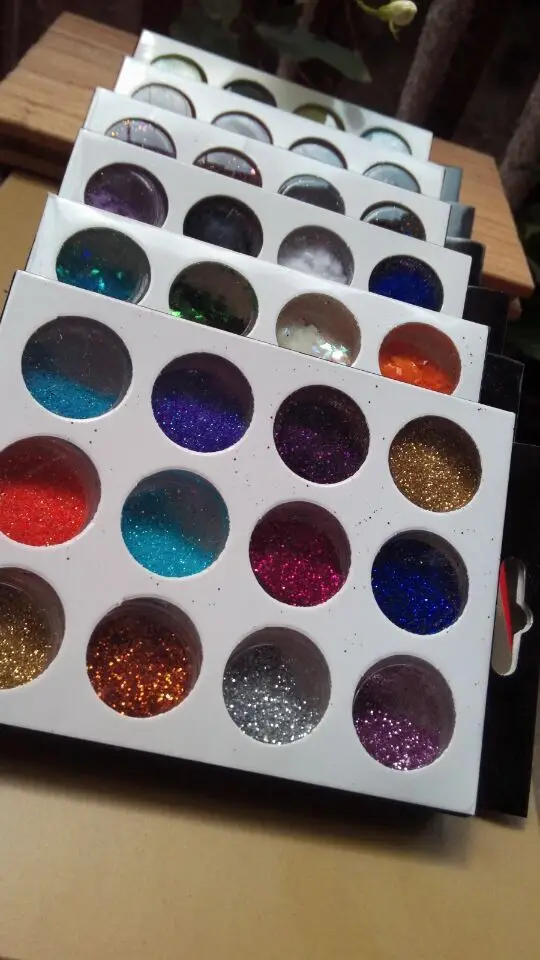 72Pots Uv Acrylic Nail Art Tips Decoration Glitter Dust Powder Set Crafts Gold Silver 1/72 PCS | Красота и здоровье