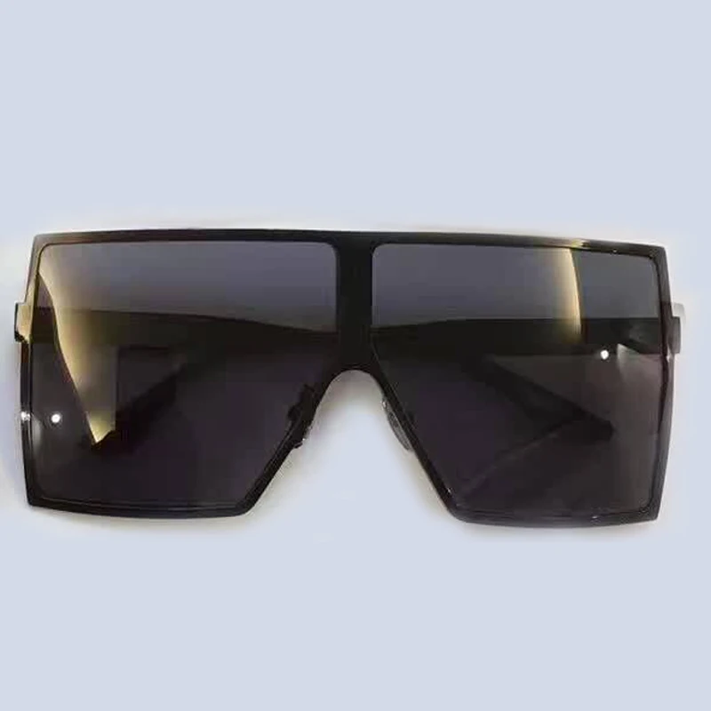 No1 Sunglasses Сплав рамки Квадратные Солнцезащитные очки с большими рамами женские брендовые дизайнерские зеркало высокого качества покрытие объектива UV400 Защита солнцезащитные очки - Цвет линз: No1 Sunglasses