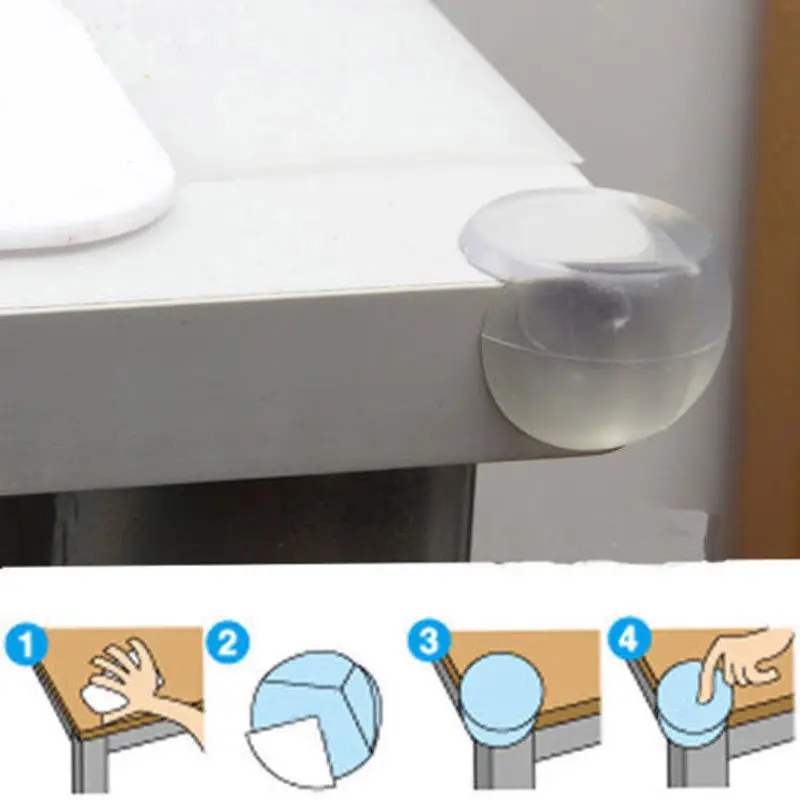 10 шт. Детская безопасность мягкий силиконовый стол край подушки протектор