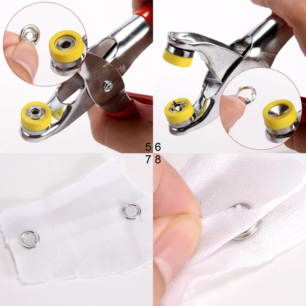 LHBL 100 шт 5 оснастки ушко коготь 9 мм разноцветный|snap eyelets|snap snap1 eyelets |