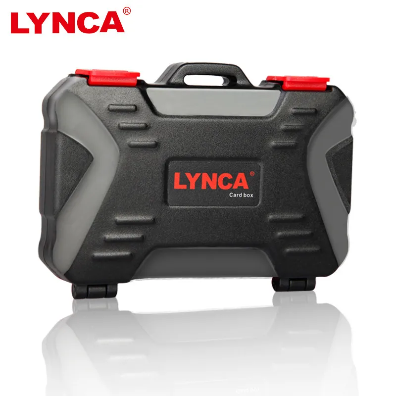LYNCA Large Waterproof 24 Slots Memory Card Carrying Cases Anti-shock Holder Storage SD SDHC SDXC and Micro TF Cards |