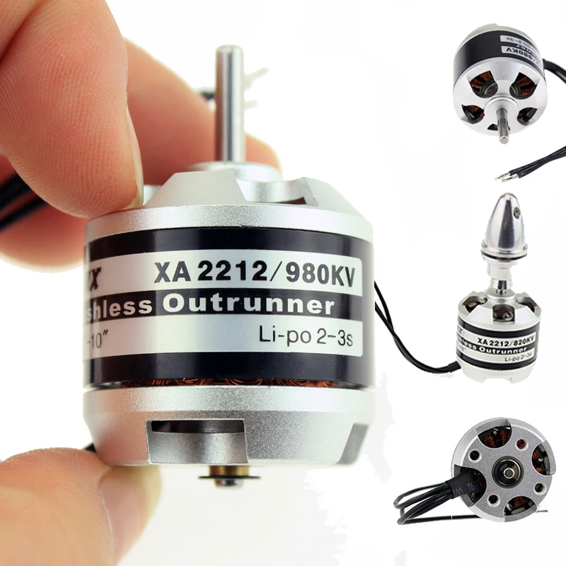 

EMAX Brushless Motor XA2212 820KV 980KV 1400KV 3S Speed Controller for Mini 250 280 RC FPV Quadcopter Quadcopter