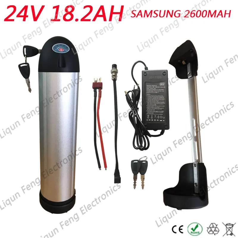 Литий ионный аккумулятор для электровелосипеда 24 В 18 А/ч|24v 18ah|bicycle batterybicycle bottle