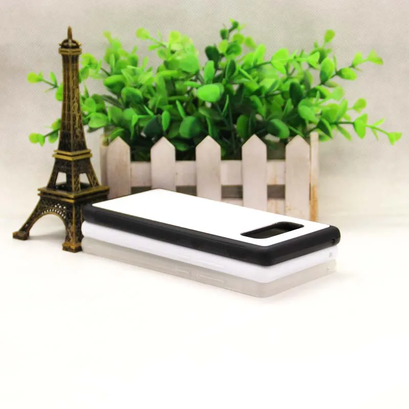 Wtsfwf DIY 2D сублимационный резиновый силиконовый ТПУ + PC пустой чехол для Note 8 с