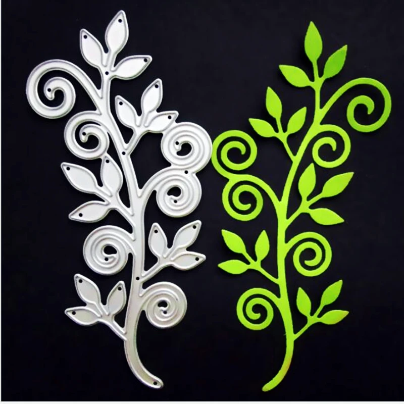 

SCD652 Branches Metal Cutting Dies For Scrapbooking Stencils DIY Album Cards Decoration Embossing Folder Die Cuts Mold Tools New