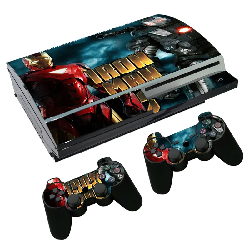 Наклейка с Железным человеком из Мстителей наклейка для PS3 Fat PlayStation 3 консоль и