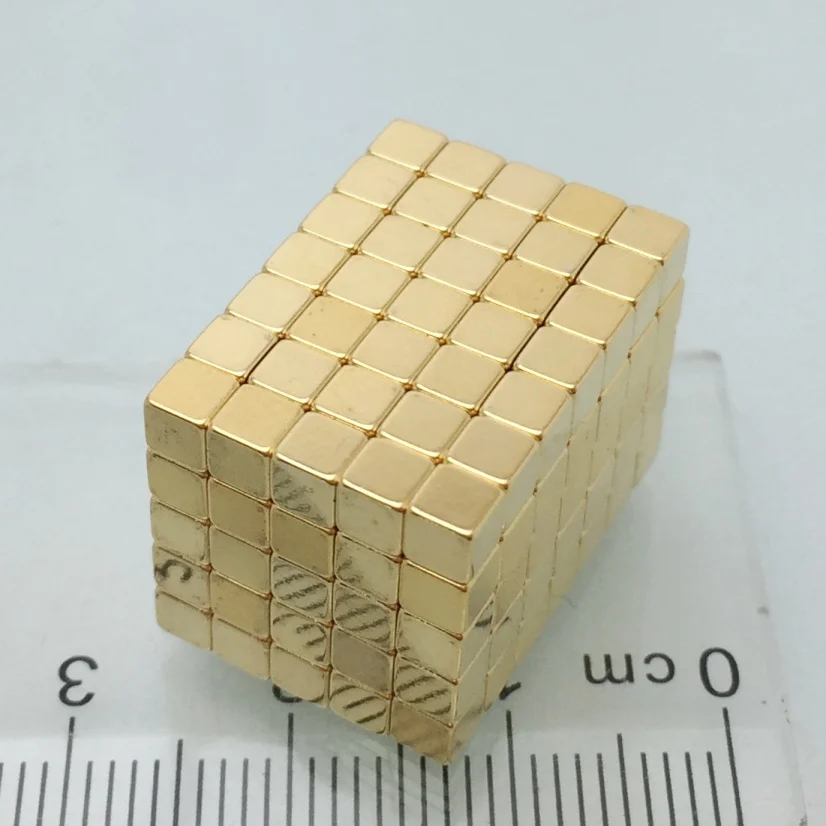 125 шт магические магнитные блоки Магнитный куб нео бубны магнит 3,175x3,175x3,175 мм мощный Нео димиевый магниты блок