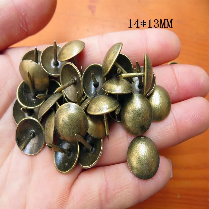 Круглые декоративные железные гвозди шпильки для мебели дивана стула скользящие