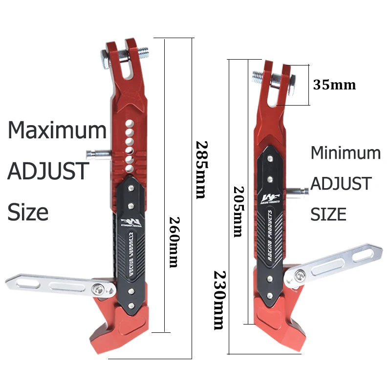 Универсальная регулируемая подножка для мотоцикла фиксатор ног парковки