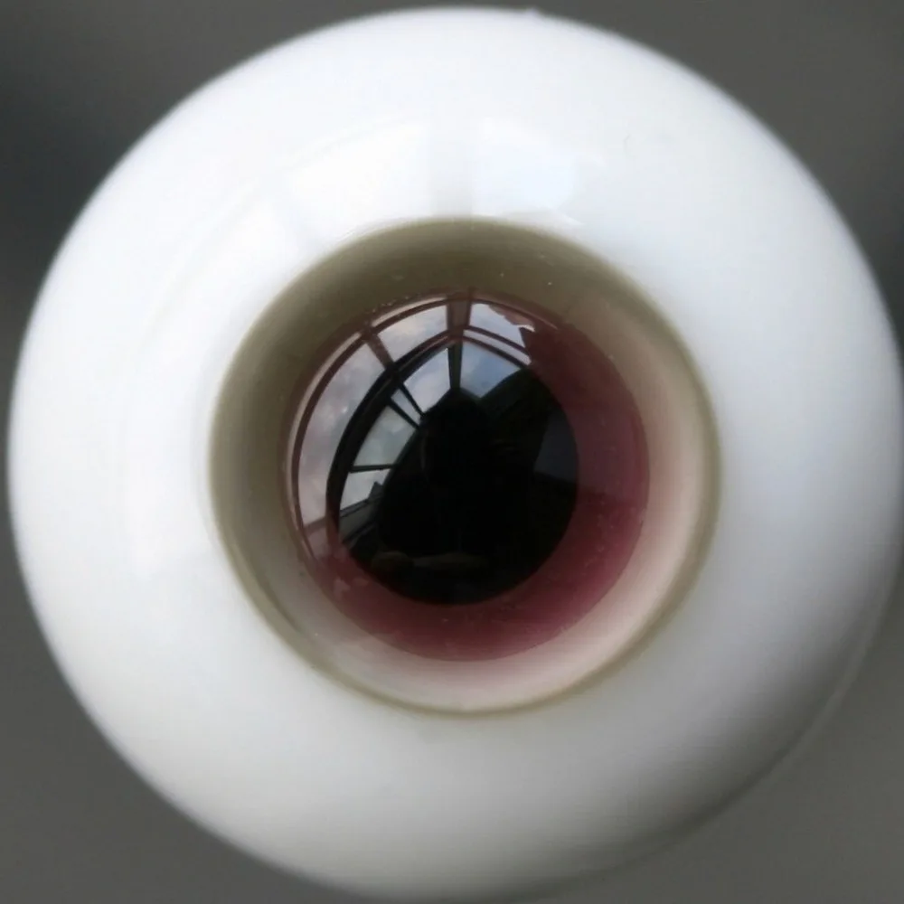 

[wamami] 16mm Pale Violet Red & Light Gray For BJD Doll Dollfie Glass Eyes Outfit