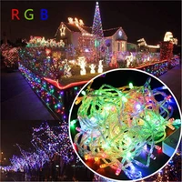 50m 400 leds ac220v eu plug led string light colorful holiday led lighting christmasweddingpartyhome decoration lights