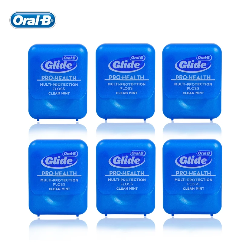 Латунная нить Oral B с мультизащитой вощеная зубная для гигиены полости рта плоская