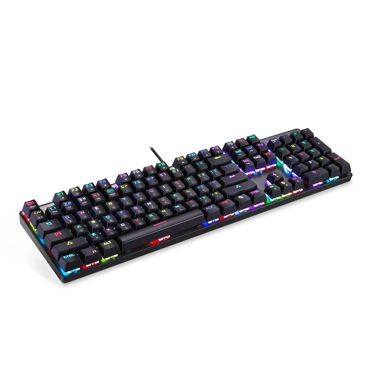 Motospeed CK104 полный Размеры Игры Механическая клавиатура Синий/Красный коммутаторы