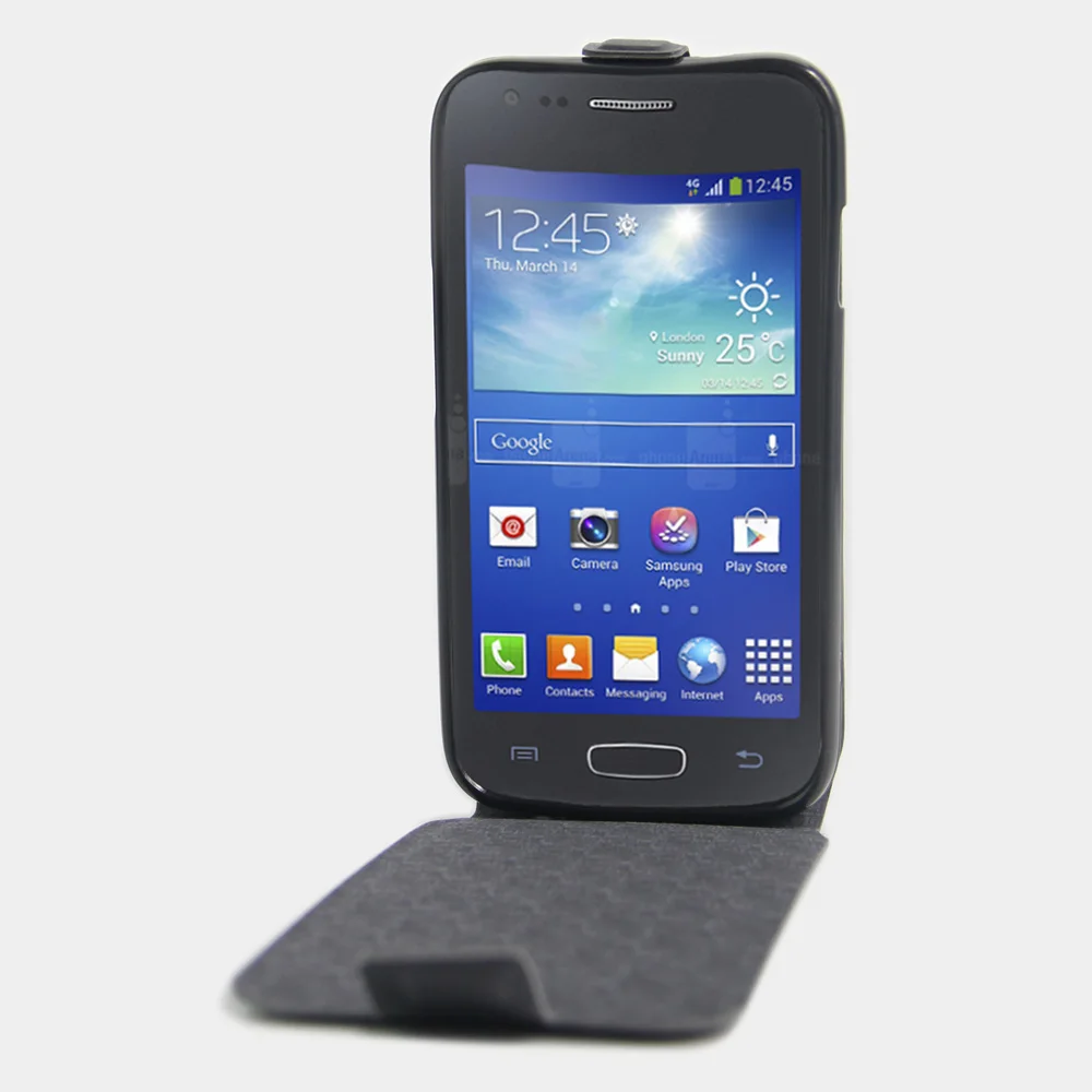 Роскошный Вертикальный кожаный флип-чехол HUDOSSEN для Samsung GALAXY Ace 4 Lite G313 G313H Ace4 Neo G318H