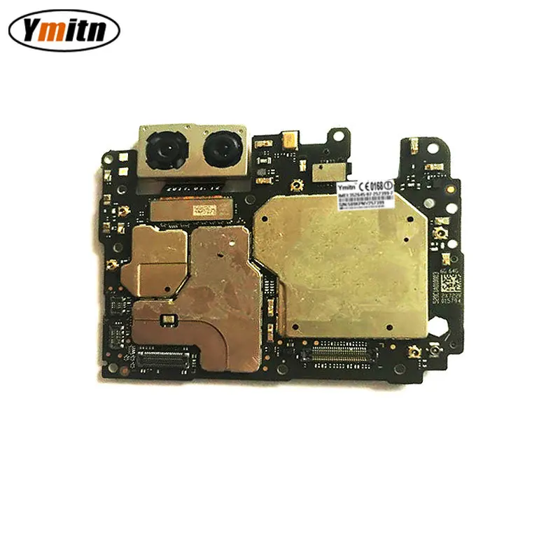 Ymitn Unlocked Electronic Panel Board Mainboard Motherboard Unlocked With Chips Circuits Flex Cable For Xiaomi 6 Mi 6 Mi6 M6