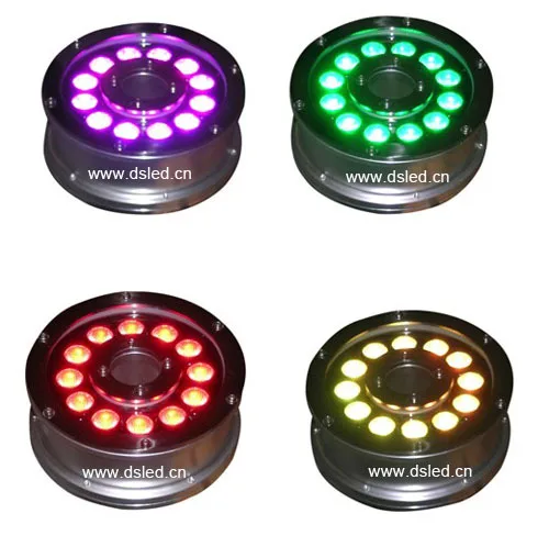 IP68 36 Вт RGB светодиодный фсветильник для фонтана подводный светильник 12*3 3 в 1 24 В