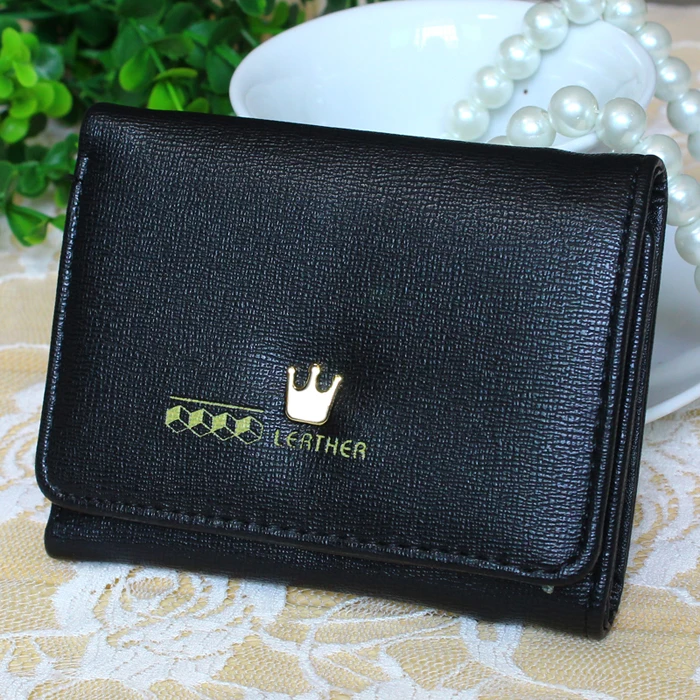 Женские кошельки дамские короткие искусственный Кошелек для монет брендовый