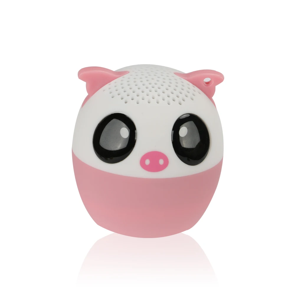 pig BM6 мини животное Bluetooth динамик портативный беспроводной динамик s открытый звук стерео сабвуфер музыкальный плеер для iPhone телефонов - Цвет: pig
