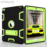 armor shockproof cases cover for apple new ipad 9 7 inch 2017 2018 heavy duty full body protective case pc silicone hard cover