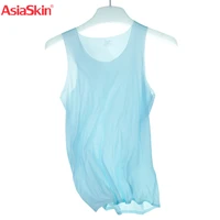 new brand clothing ultra thin ice silk men undershirt breathable chaleco hombre sleeveless sexy tshirt knitted underwear