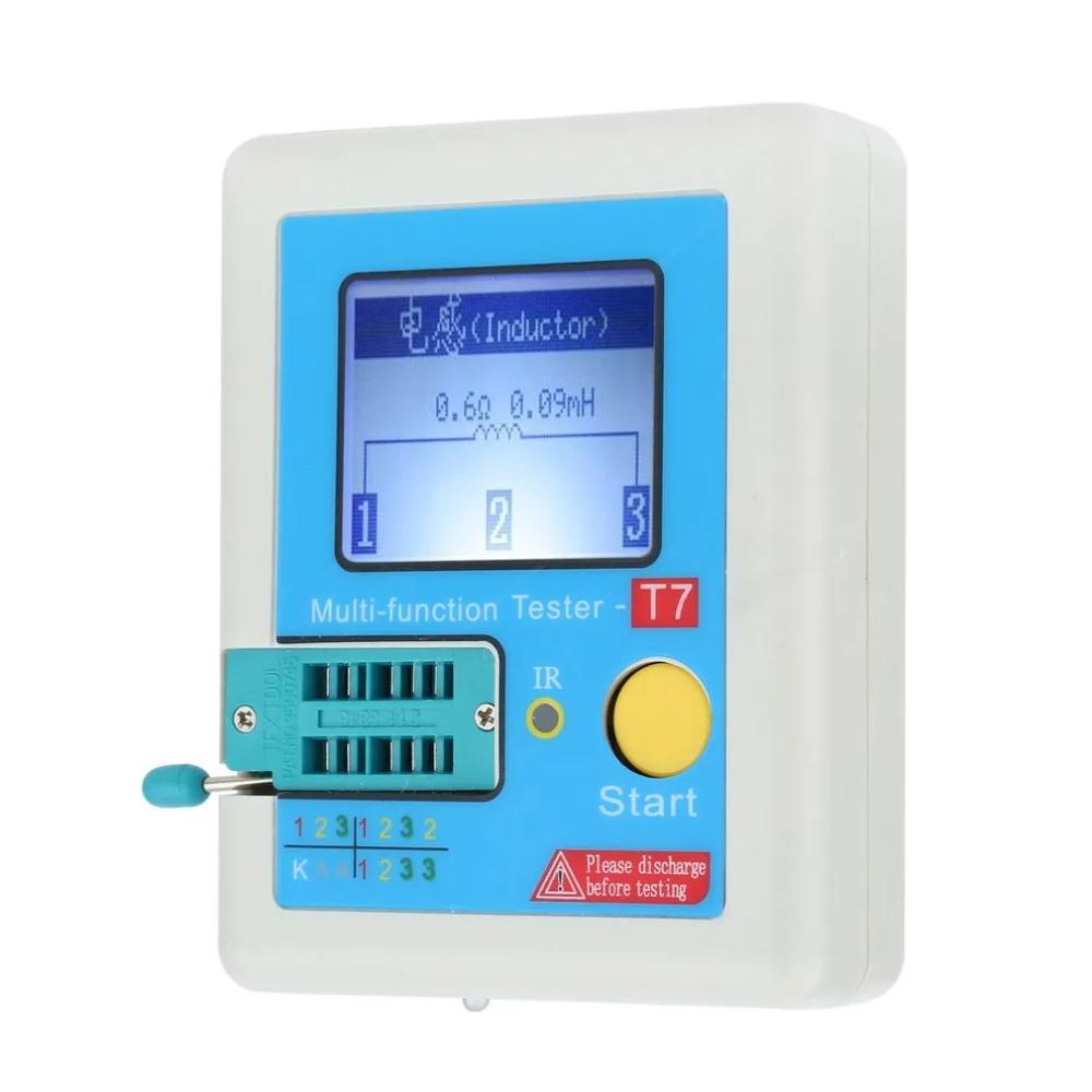 TFT Diode Triode Capacitance Meter LCR ESR NPN PNP MOSFET Upgrade LCR-TC1 3.5" High Speed Color Muiltmeter Transistor Tester |