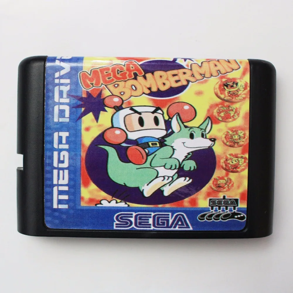 

Мега Куртка бомбер человек 16 бит MD карточная игра для Sega игры Sega Mega Drive для Genesis