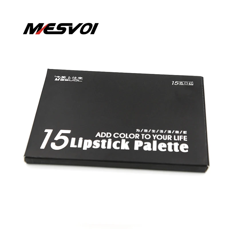 Матовая матовая помада Профессиональная в палитре 1 шт. красные губы 15 цветов