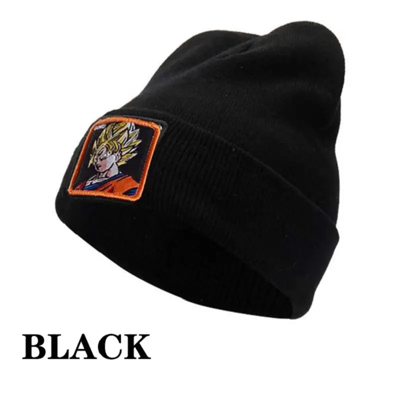 C2 Dragon Ball VEGETA Beanie, высококачественные хлопковые повседневные шапочки для мужчин и женщин, теплая вязаная зимняя шапка, модная однотонная шапка унисекс - Color: C2