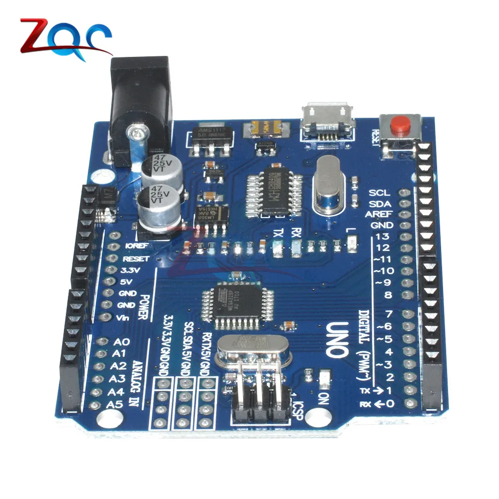 Фонарь с Micro USB UNO R3 MEGA328P CH340 CH340G детская плата модуль контроллера замена ATmega16U2 One|usb