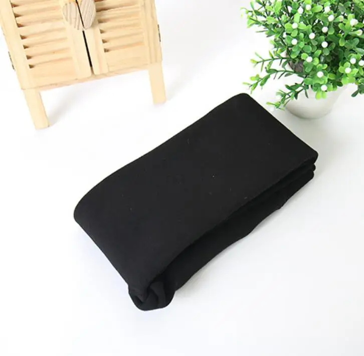 black boys pants Теплые бархатные зимние теплые штаны для мальчиков, леггинсы, хлопковые эластичные брюки для мальчиков, детское нижнее белье JW3166 - Цвет: black boys pants
